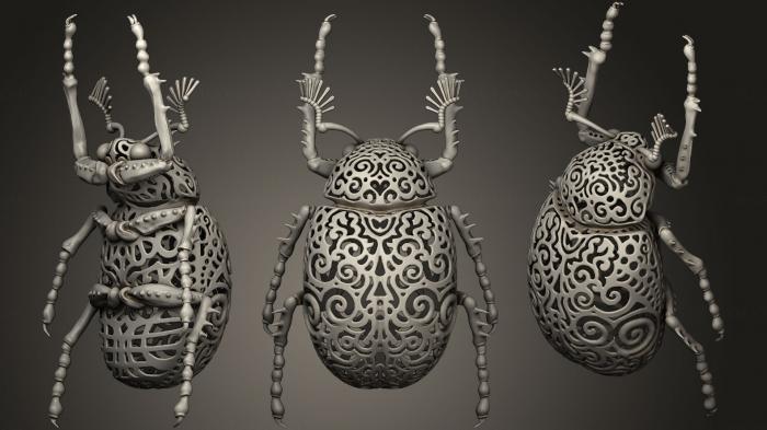 Insects (INSCT_0004) 3D model for CNC machine